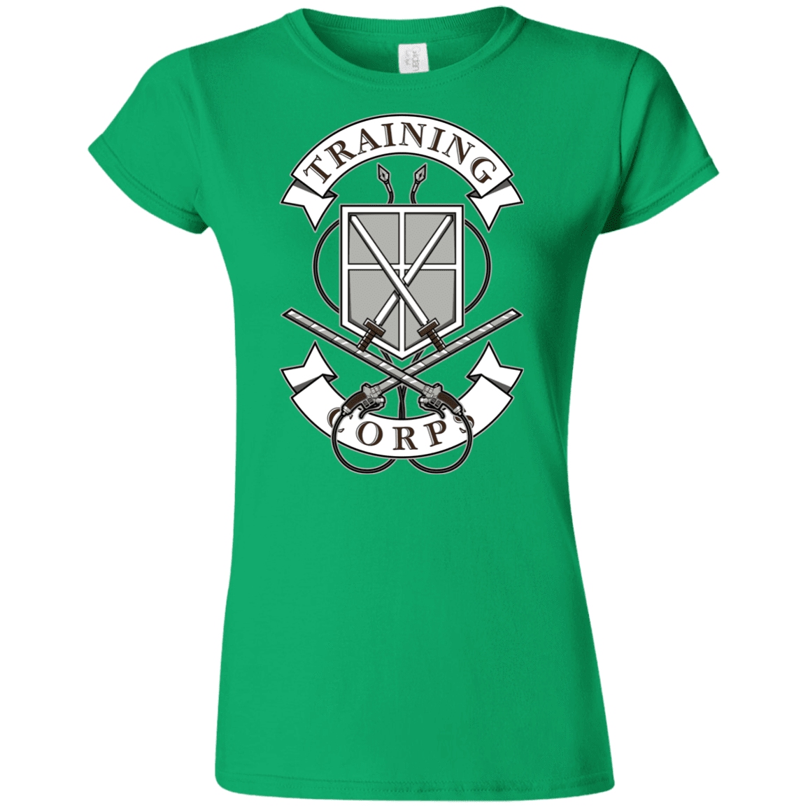 T-Shirts Irish Green / S AoT Training Corps Junior Slimmer-Fit T-Shirt