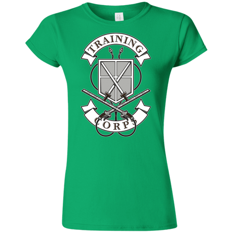 T-Shirts Irish Green / S AoT Training Corps Junior Slimmer-Fit T-Shirt