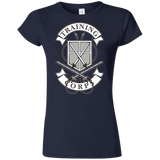 T-Shirts Navy / S AoT Training Corps Junior Slimmer-Fit T-Shirt