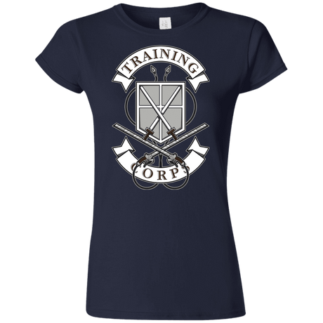 T-Shirts Navy / S AoT Training Corps Junior Slimmer-Fit T-Shirt