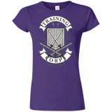 T-Shirts Purple / S AoT Training Corps Junior Slimmer-Fit T-Shirt
