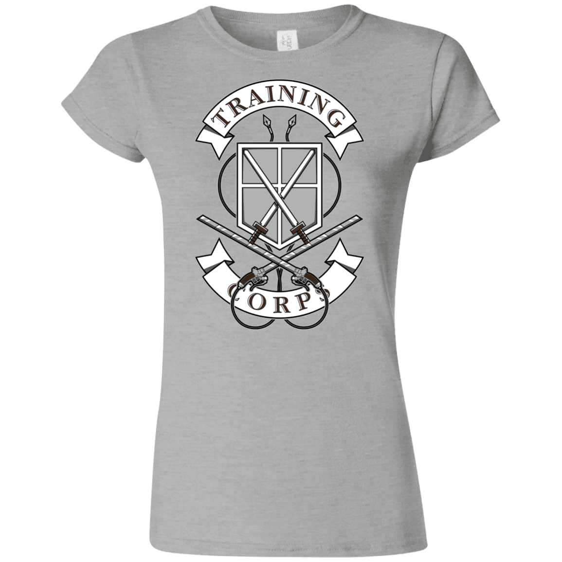 T-Shirts Sport Grey / S AoT Training Corps Junior Slimmer-Fit T-Shirt