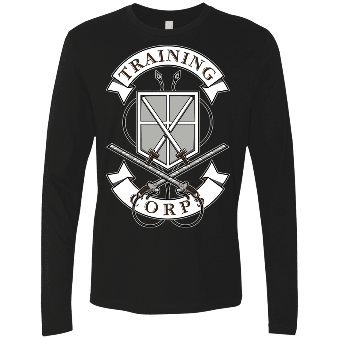 T-Shirts Black / S AoT Training Corps Men's Premium Long Sleeve