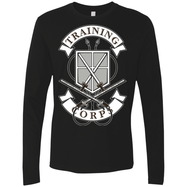 T-Shirts Black / S AoT Training Corps Men's Premium Long Sleeve