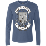 T-Shirts Indigo / S AoT Training Corps Men's Premium Long Sleeve