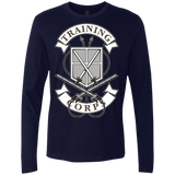 T-Shirts Midnight Navy / S AoT Training Corps Men's Premium Long Sleeve