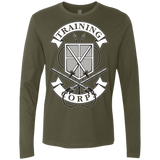 T-Shirts Military Green / S AoT Training Corps Men's Premium Long Sleeve