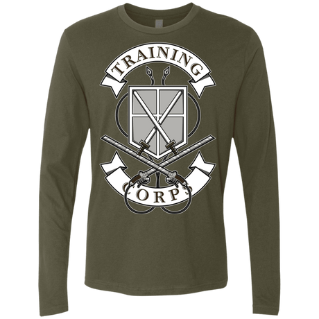 T-Shirts Military Green / S AoT Training Corps Men's Premium Long Sleeve