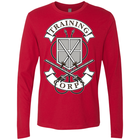 T-Shirts Red / S AoT Training Corps Men's Premium Long Sleeve