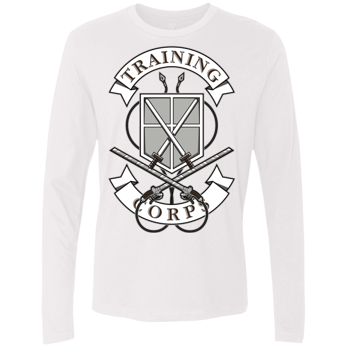T-Shirts White / S AoT Training Corps Men's Premium Long Sleeve