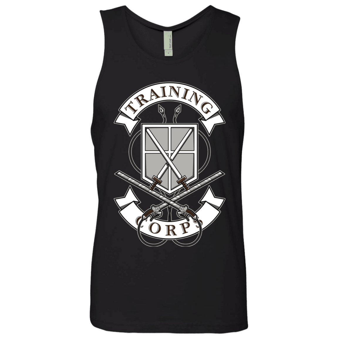 T-Shirts Black / S AoT Training Corps Men's Premium Tank Top