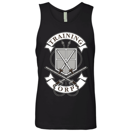 T-Shirts Black / S AoT Training Corps Men's Premium Tank Top