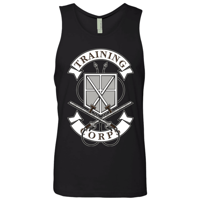 T-Shirts Black / S AoT Training Corps Men's Premium Tank Top