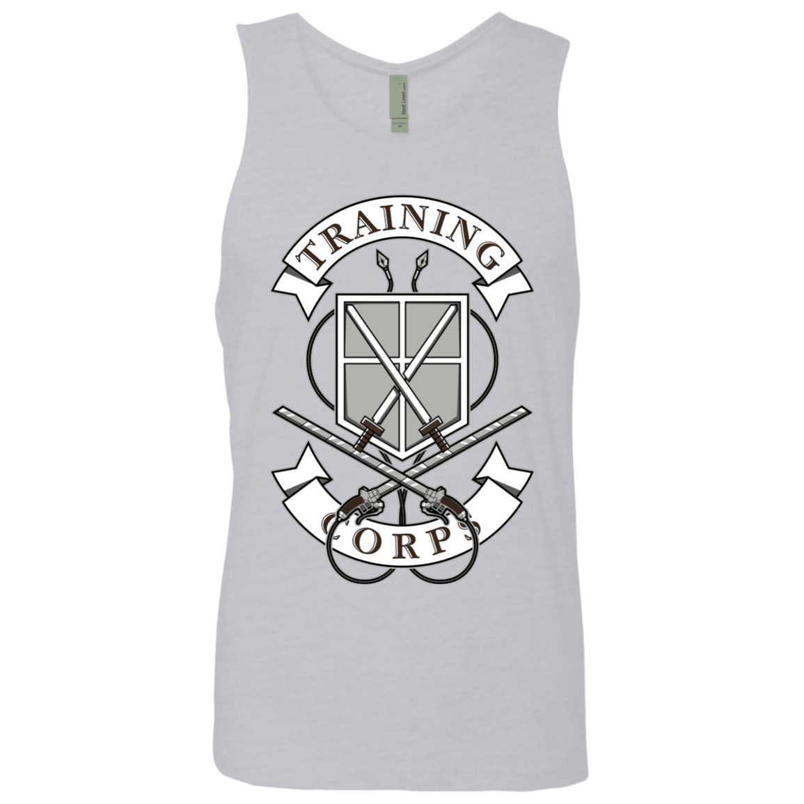 T-Shirts Heather Grey / S AoT Training Corps Men's Premium Tank Top
