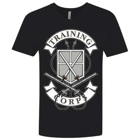 T-Shirts Black / X-Small AoT Training Corps Men's Premium V-Neck