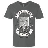 T-Shirts Heavy Metal / X-Small AoT Training Corps Men's Premium V-Neck