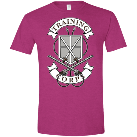 T-Shirts Antique Heliconia / S AoT Training Corps Men's Semi-Fitted Softstyle