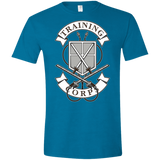 T-Shirts Antique Sapphire / S AoT Training Corps Men's Semi-Fitted Softstyle