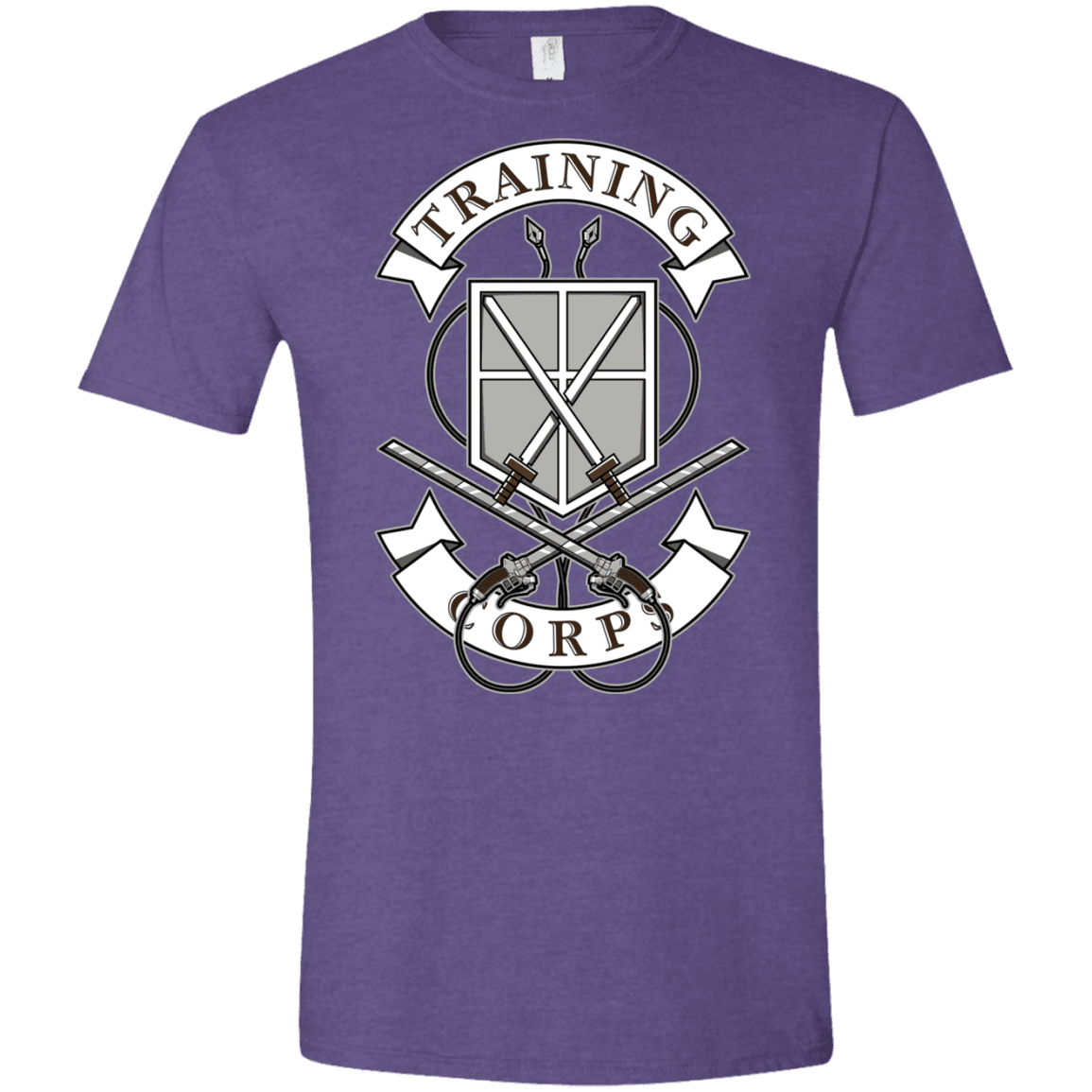 T-Shirts Heather Purple / S AoT Training Corps Men's Semi-Fitted Softstyle