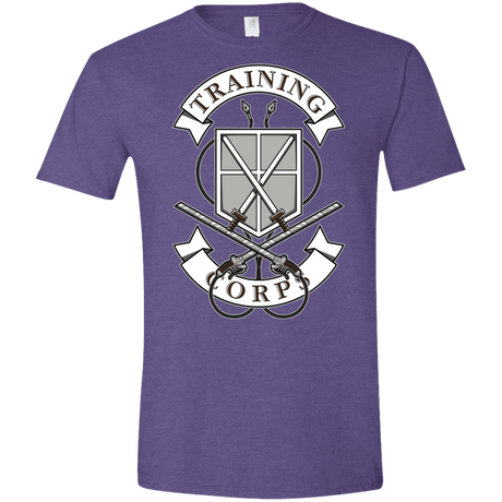 T-Shirts Heather Purple / S AoT Training Corps Men's Semi-Fitted Softstyle