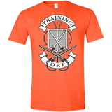 T-Shirts Orange / S AoT Training Corps Men's Semi-Fitted Softstyle