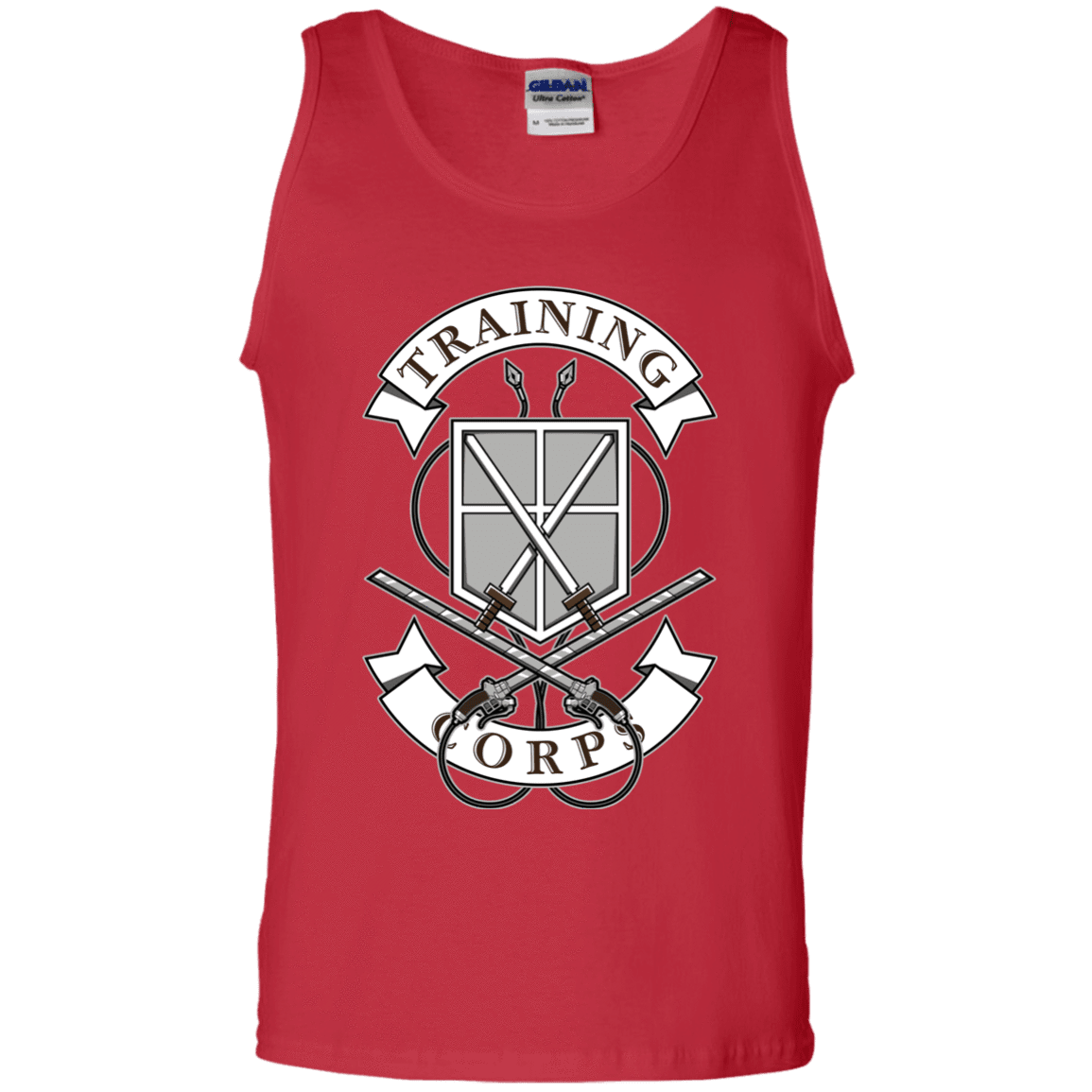 T-Shirts Red / S AoT Training Corps Men's Tank Top