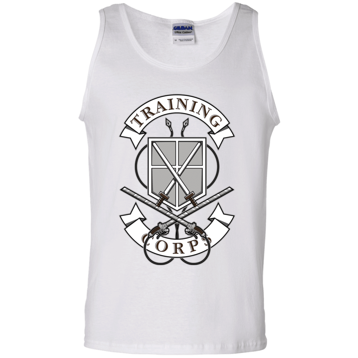 T-Shirts White / S AoT Training Corps Men's Tank Top