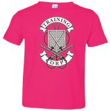 T-Shirts Hot Pink / 2T AoT Training Corps Toddler Premium T-Shirt