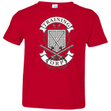 T-Shirts Red / 2T AoT Training Corps Toddler Premium T-Shirt