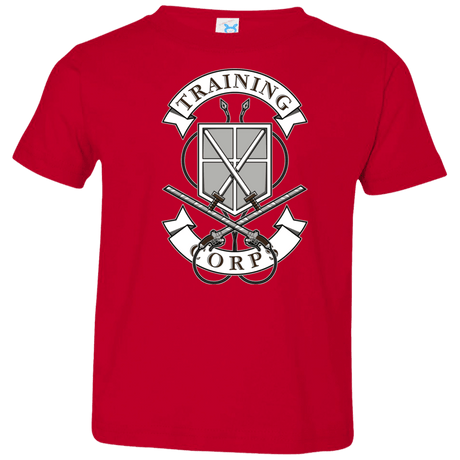 T-Shirts Red / 2T AoT Training Corps Toddler Premium T-Shirt