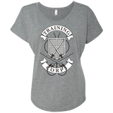 T-Shirts Premium Heather / X-Small AoT Training Corps Triblend Dolman Sleeve