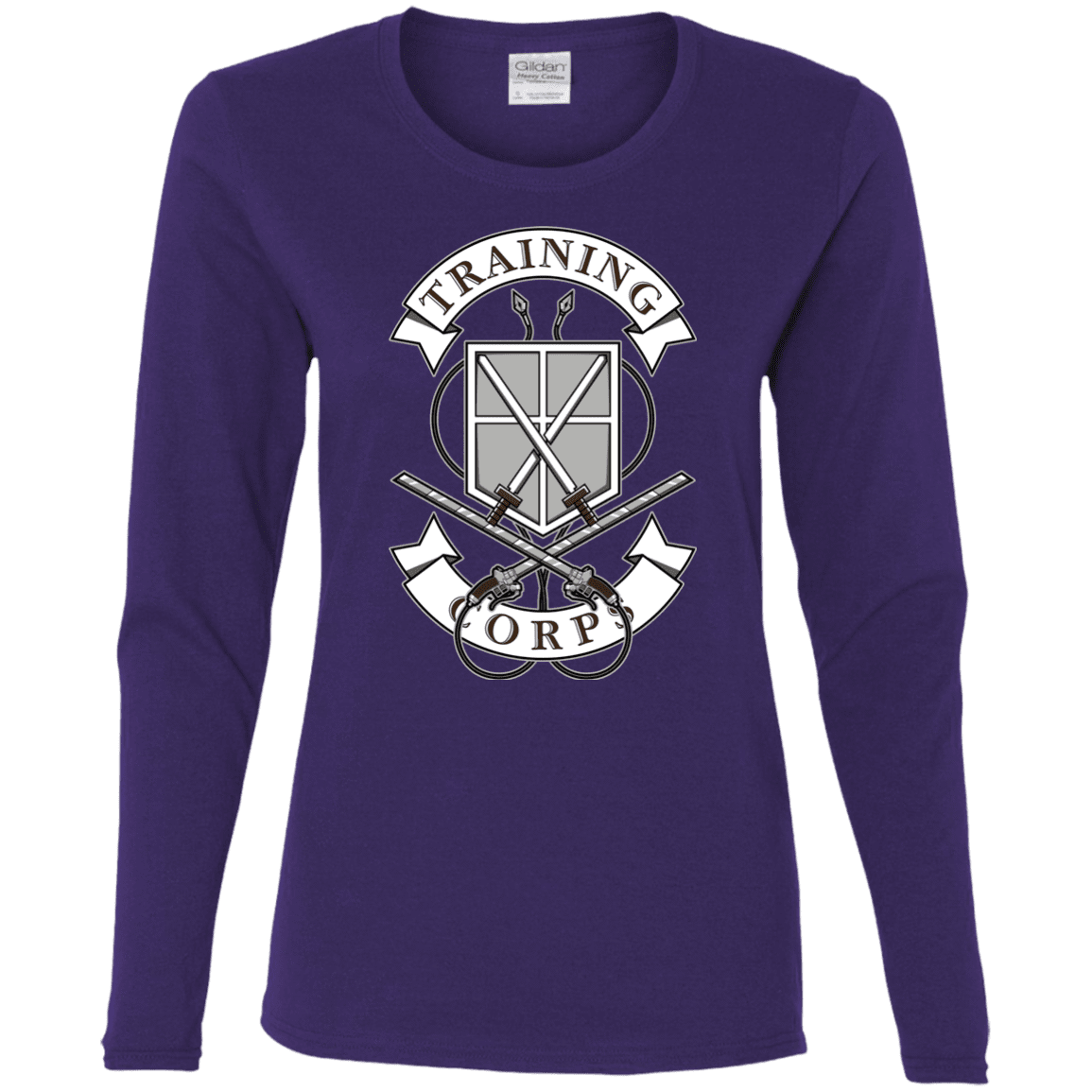 T-Shirts Purple / S AoT Training Corps Women's Long Sleeve T-Shirt