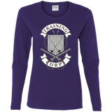 T-Shirts Purple / S AoT Training Corps Women's Long Sleeve T-Shirt