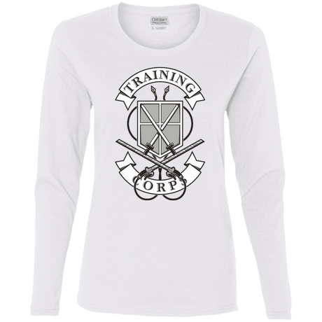 T-Shirts White / S AoT Training Corps Women's Long Sleeve T-Shirt