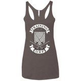 T-Shirts Macchiato / X-Small AoT Training Corps Women's Triblend Racerback Tank