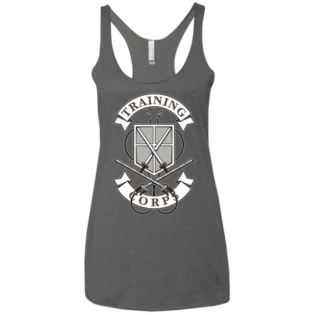 T-Shirts Premium Heather / X-Small AoT Training Corps Women's Triblend Racerback Tank