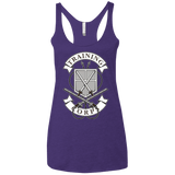 T-Shirts Purple Rush / X-Small AoT Training Corps Women's Triblend Racerback Tank
