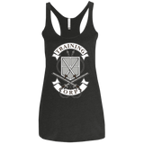 T-Shirts Vintage Black / X-Small AoT Training Corps Women's Triblend Racerback Tank