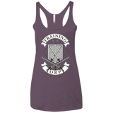 T-Shirts Vintage Purple / X-Small AoT Training Corps Women's Triblend Racerback Tank