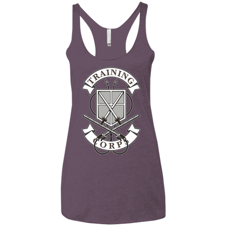 T-Shirts Vintage Purple / X-Small AoT Training Corps Women's Triblend Racerback Tank