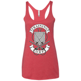 T-Shirts Vintage Red / X-Small AoT Training Corps Women's Triblend Racerback Tank