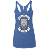T-Shirts Vintage Royal / X-Small AoT Training Corps Women's Triblend Racerback Tank