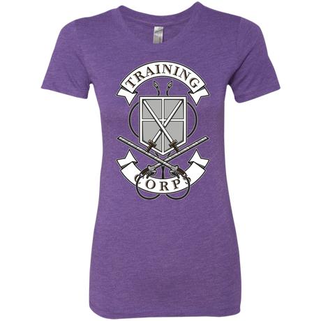 T-Shirts Purple Rush / S AoT Training Corps Women's Triblend T-Shirt