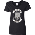 T-Shirts Black / S AoT Training Corps Women's V-Neck T-Shirt
