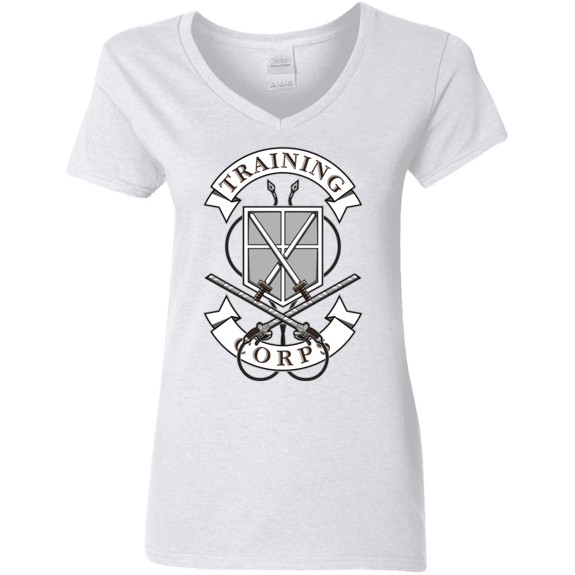 T-Shirts White / S AoT Training Corps Women's V-Neck T-Shirt