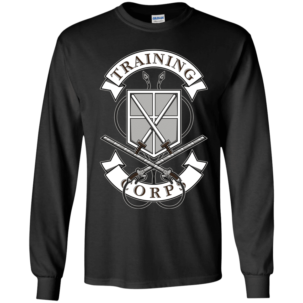 T-Shirts Black / YS AoT Training Corps Youth Long Sleeve T-Shirt