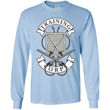 T-Shirts Light Blue / YS AoT Training Corps Youth Long Sleeve T-Shirt