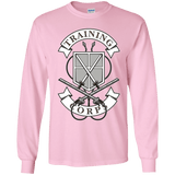 T-Shirts Light Pink / YS AoT Training Corps Youth Long Sleeve T-Shirt