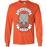 T-Shirts Orange / YS AoT Training Corps Youth Long Sleeve T-Shirt