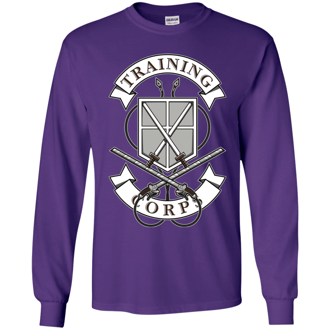 T-Shirts Purple / YS AoT Training Corps Youth Long Sleeve T-Shirt